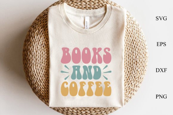 Books and Coffee Retro Svg Design Review