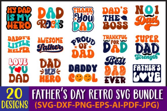Father s Day Retro SVG Bundle Review