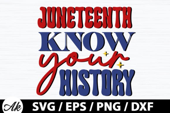 Juneteenth Know Your History Retro SVG Review
