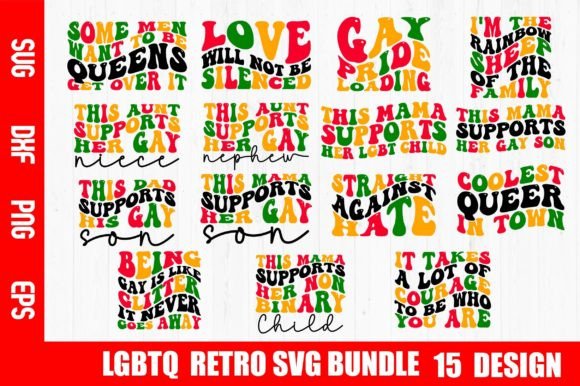 LGBTQ RETRO SVG BUNDLE Review