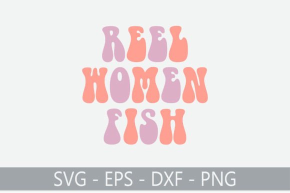 Reel Women Fish Retro Svg Design