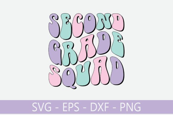 Second Grade Squad Retro Svg Design Review