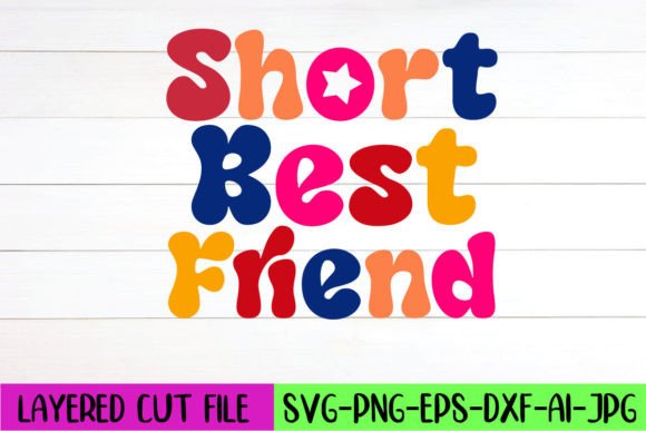 Short Best Friend Retro SVG Design Review