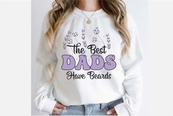 The Best Dads Have Beards Retro Svg Review