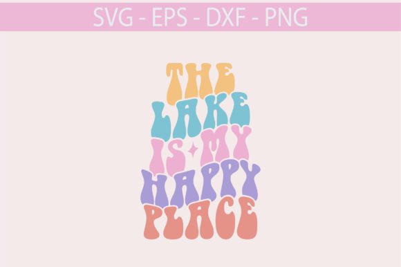 The Lake is My Happy Place Retro Svg Review