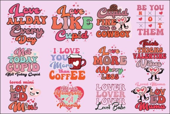 Valentine's Day Retro SVG Design Bundle Review